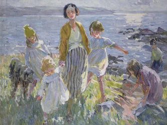 Vacances (huile sur toile)