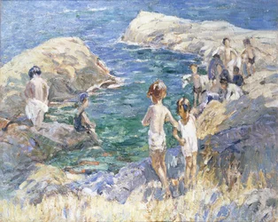 On the Rocks (huile sur toile)
