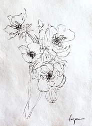 Dessin floral délicat
