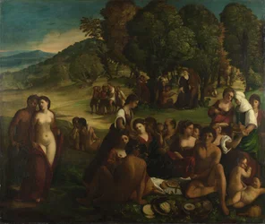 Une Bacchanale, vers 1520