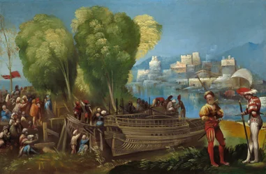 Énée et Achate sur la côte libyenne, vers 1520