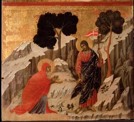 Apparition de Jésus à Marie Madeleine après la résurrection (Maestà)