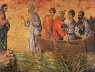 Christ au lac de Galilée (détail)