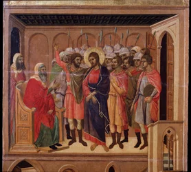 Jésus devant Anne (Maestà)