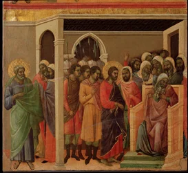 Jésus devant Caïphe (Maestà)