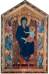 Madone et Enfant, Madone Rucellai
