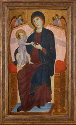 Madone et Enfant en trône avec des anges, vers 1280