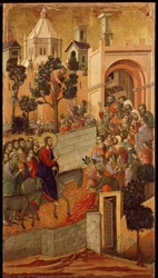 Maestà : Entrée à Jérusalem
