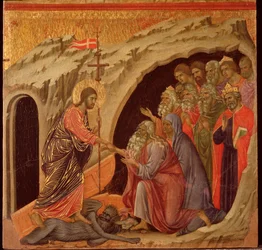 Passion : la descente aux limbes. Retable de la Maestà