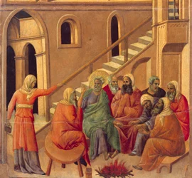 Le reniement de Pierre (détail)