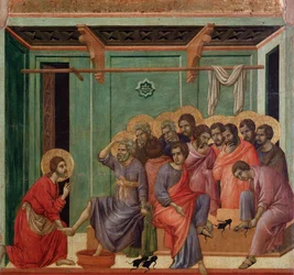 Le Lavement des pieds (détail)