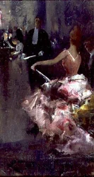 Scène de café