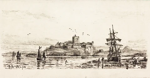 Goélette hollandaise échouée à Bamburgh