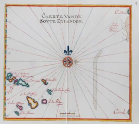 Carte des îles du Cap-Vert
