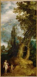 Vénus et Amor devant le château de l