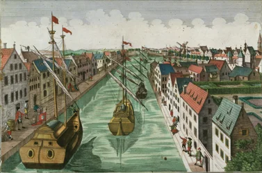 Vue de la porte Kettel à Delft