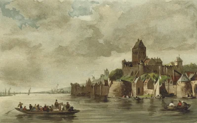 Vue du château de Valkhof, Nimègue