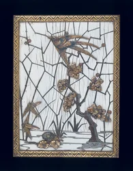 Plaque à la manière japonaise