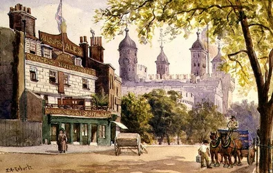 Le vieux George et la tour de Londres