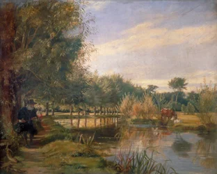 Izaak Walton pêchant