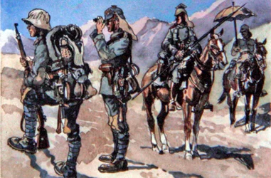 Uniformes allemands de 1917, Front macédonien