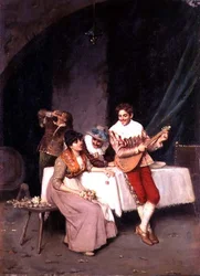 La Vendeuse de fleurs timide