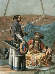 Une famille tartare, gravée par l