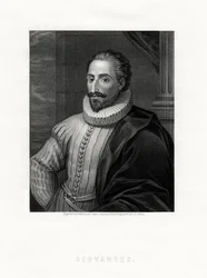 Miguel de Cervantes, romancier, poète et dramaturge espagnol, XIXe siècle