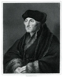 Érasme de Rotterdam, humaniste de la Renaissance, 1833