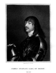 James Stanley, 7e comte de Derby, partisan royaliste, 1824