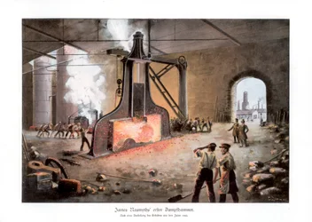 Marteau-pilon de James Nasmyth, 1900