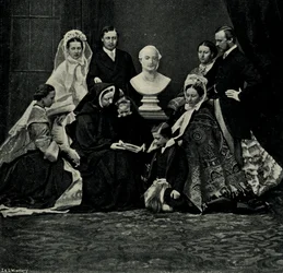 Un groupe de famille royale, 10 mars 1863, vers 1897