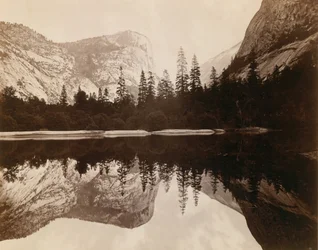 Lac Miroir, Vallée du Yosemite, 1872