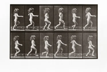 Enfant courant, Planche 469 de Animal Locomotion, 1887