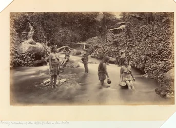 Récréations nocturnes des cueilleurs de café, San Isidro, de la côte pacifique de l
