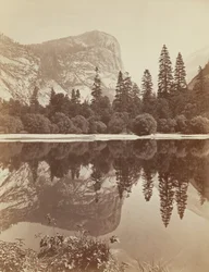 Lac Mirror, vallée de Yosemite, 1872 (photo)