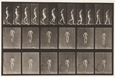 Planche 130. Descendre les escaliers, mains jointes, 1872-1885