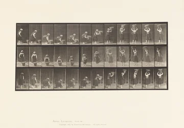 Planche 230. Soulevant un panier de 30 lb du sol à la tête, tournant, 1885
