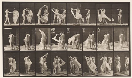 Planche 429. Toilette; Deux modèles, 1 se déshabillant 8, 1872-1885