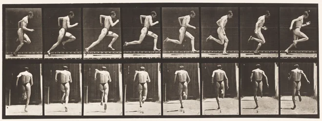 Planche 61. Courir à pleine vitesse (action imparfaite, chaussures)
