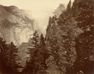 Canyon de Tenaya depuis Union Point, vallée du Yosemite