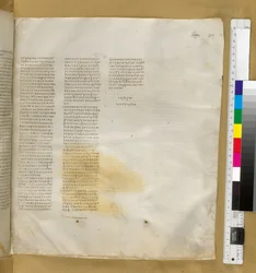 Actes 24 du Codex Sinaiticus Add MS 43725, f.317r, vers 325-375