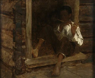 Jeune garçon noir, vers 1860-61