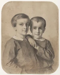 Portrait de Wigbold Albert Willem, comte de Limburg Stirum, et du comte Hendrik