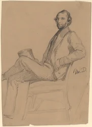 Étude assise de M.D.