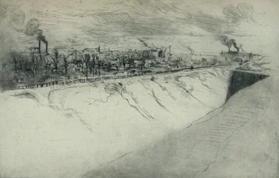 Saint-Ouen vu des fortifications de Paris, 1915