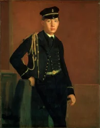 Achille de Gas et officier de Midshipman