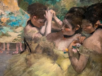 Dans les coulisses (détail) (aussi connu sous le nom de 