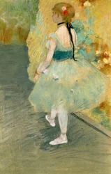 Danseuse en vert, vers 1878