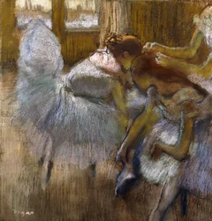 Danseurs au repos, vers 1885